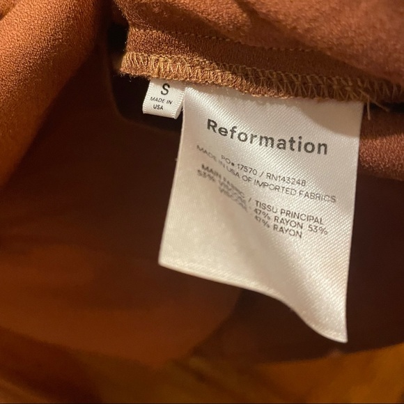 Reformation peasant blouse.  Size Small - Picture 2 of 5